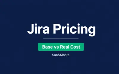 Jira pricing breakdown comparing base price versus real all-in cost by SaaSMaste