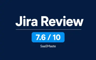 Jira Review rated 7.6 out of 10 by SaaSMaste