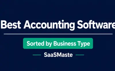 Best accounting software sorted by business type by SaaSMaste