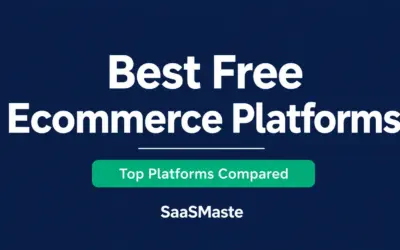 Best free ecommerce platforms compared by SaaSMaste