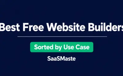 Best Free Website Builders by SaaSMaste
