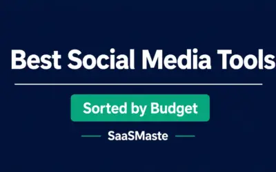 Best Social Media Tools by SaaSMaste