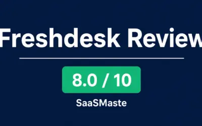 Freshdesk review by SaaSMaste rated 8.0 out of 10