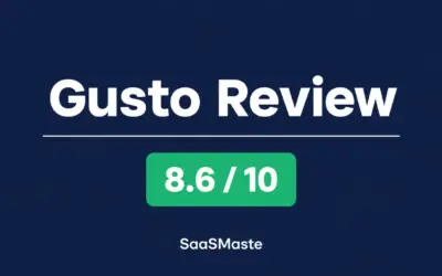 Gusto review by SaaSMaste with an overall rating of 8.6 out of 10