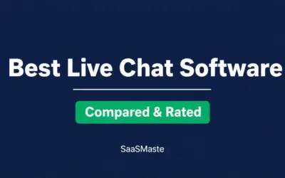 Best live chat software compared and rated by SaaSMaste