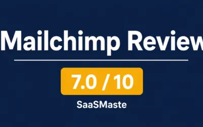 Mailchimp review by SaaSMaste rated 7.0 out of 10