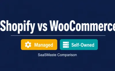 Shopify vs WooCommerce comparison by SaaSMaste