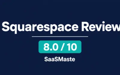 Squarespace review by SaaSMaste rated 8.0 out of 10