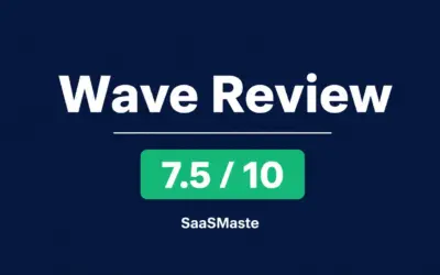 Wave accounting review by SaaSMaste rated 7.5 out of 10