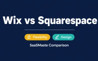 Wix vs Squarespace comparison by SaaSMaste
