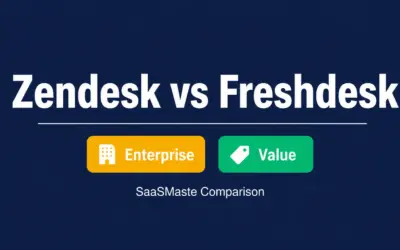 Zendesk vs Freshdesk comparison by SaaSMaste