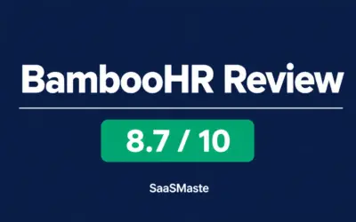 BambooHR review by SaaSMaste with an overall rating of 8.7 out of 10